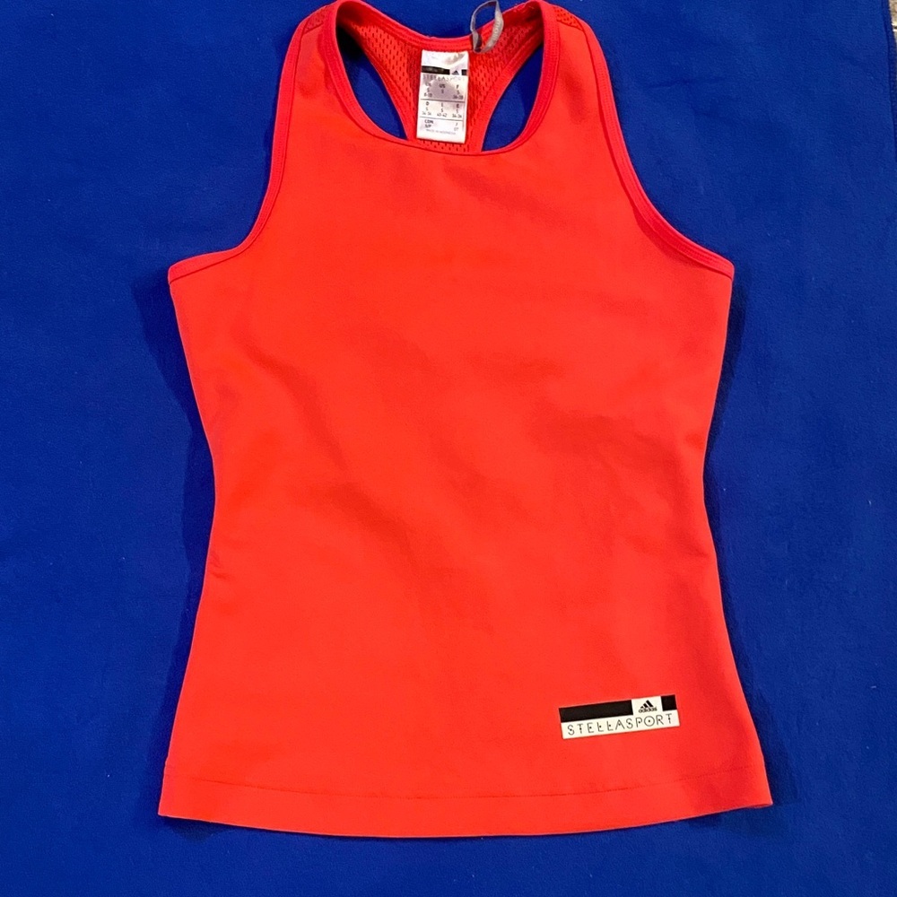 Stella McCartney x Adidas Women's Bright Red Tank Top S